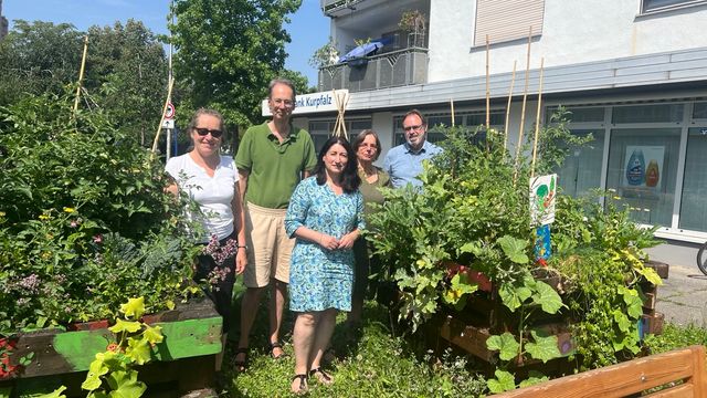 Gemüsegarten mitten in der Stadt