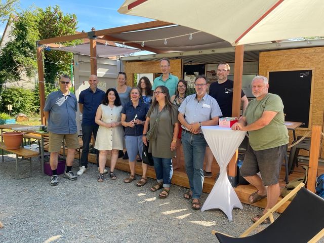 Neue NaturBildungsFläche der GUB in Weinheim eröffnet