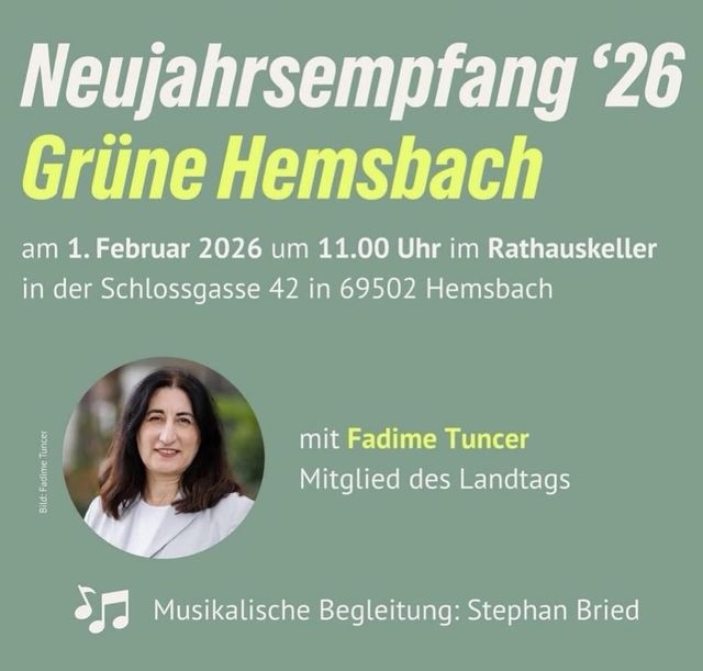 Hemsbach: Grüner Neujahrsempfang