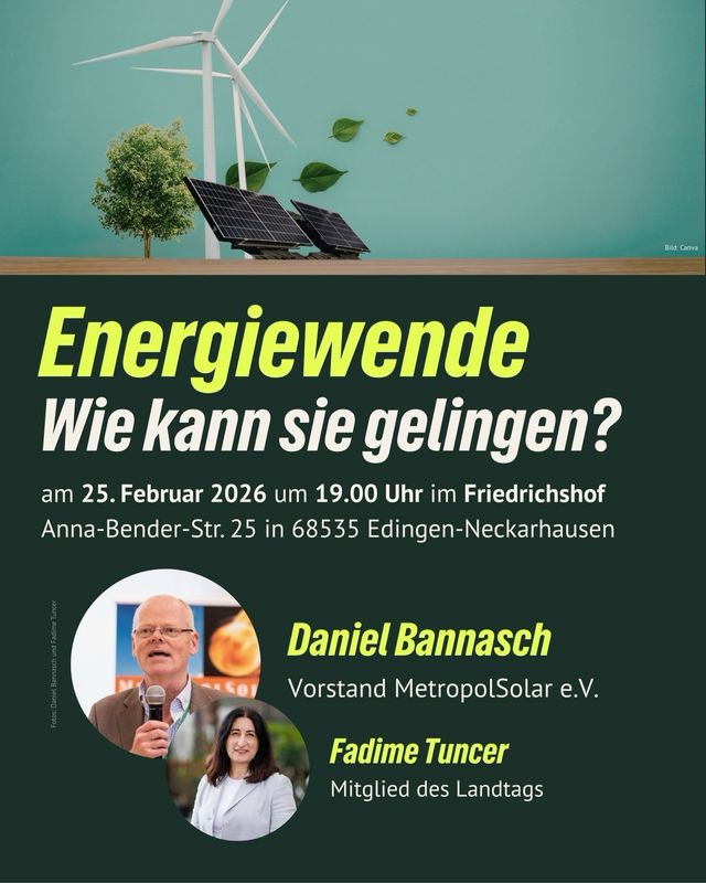 Vortrag & Gespräch zur Energiewende