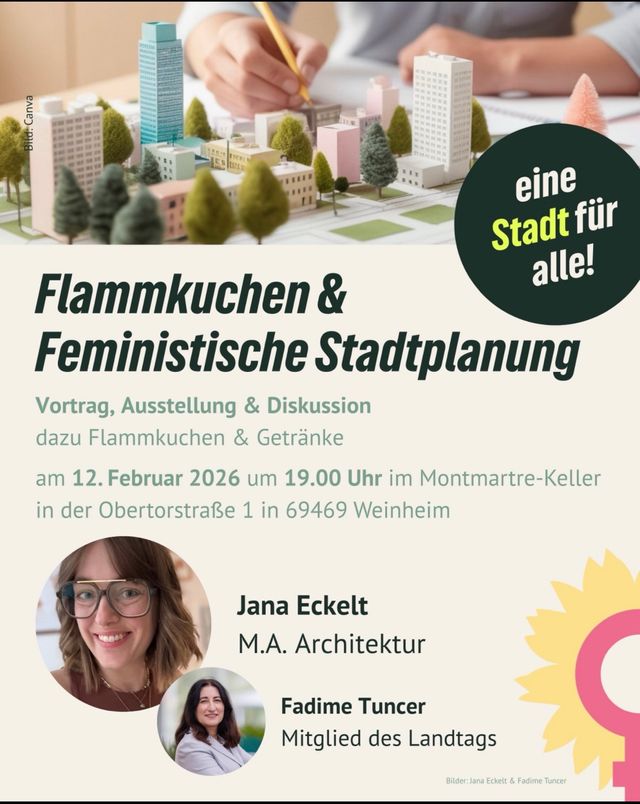 Ausstellung & Diskussion zu Feministischer Stadtplanung