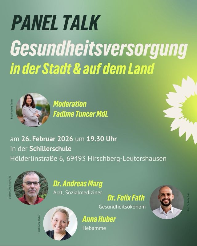 Panel Talk zur Gesundheitsversorgung